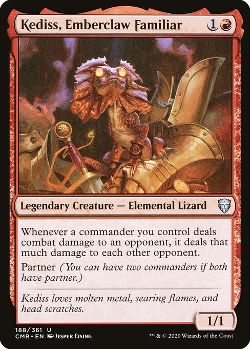 Kediss, Emberclaw Familiar - cmr Commander Legends - #188