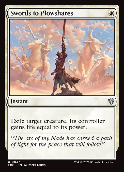 Swords to Plowshares - frc Reality Fracture Commander - #37