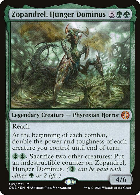 Zopandrel, Hunger Dominus - (one Phyrexia: All Will Be One-195) - Near Mint
