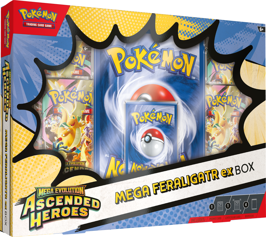 Pokemon - Ascended Heroes - Mega Feraligatr EX Box (Preorder)