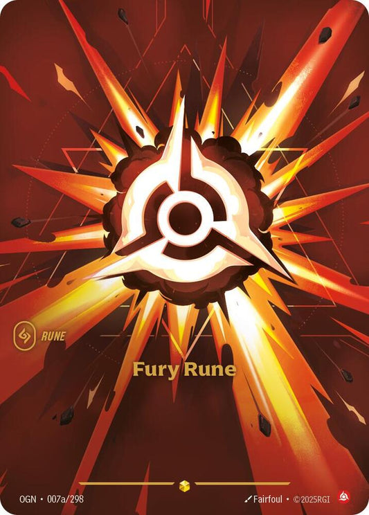 Fury Rune (Alternate Art) - Origins (OGN)