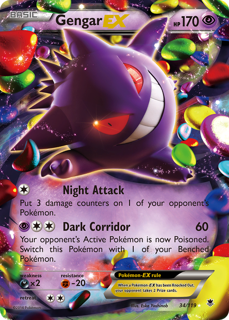 Gengar-EX - (Phantom Forces-34/119)