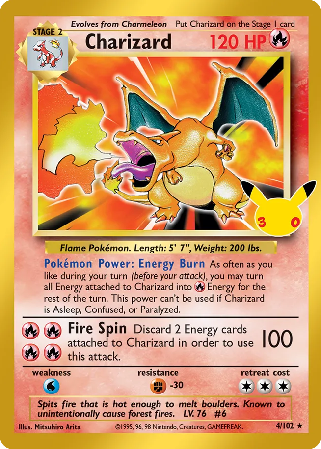 Charizard - 30th Celebration: Classic Collection - #4/102