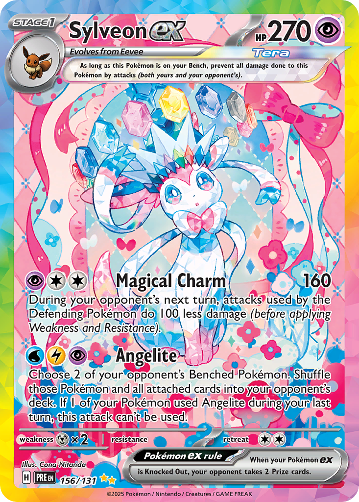 Sylveon ex - Prismatic Evolutions - #156/131