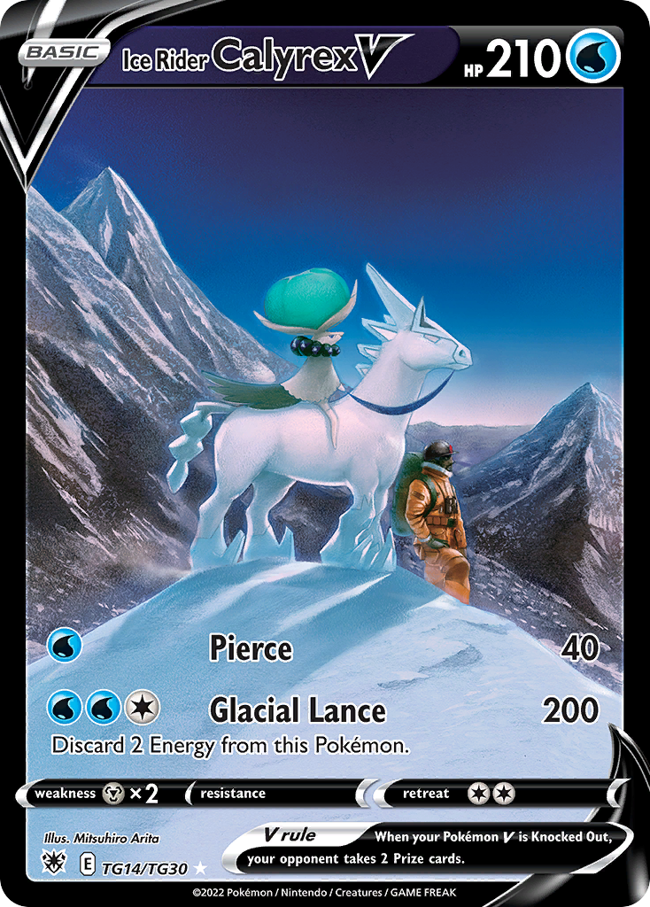 Ice Rider Calyrex V - Astral Radiance Trainer Gallery - #TG14/TG30