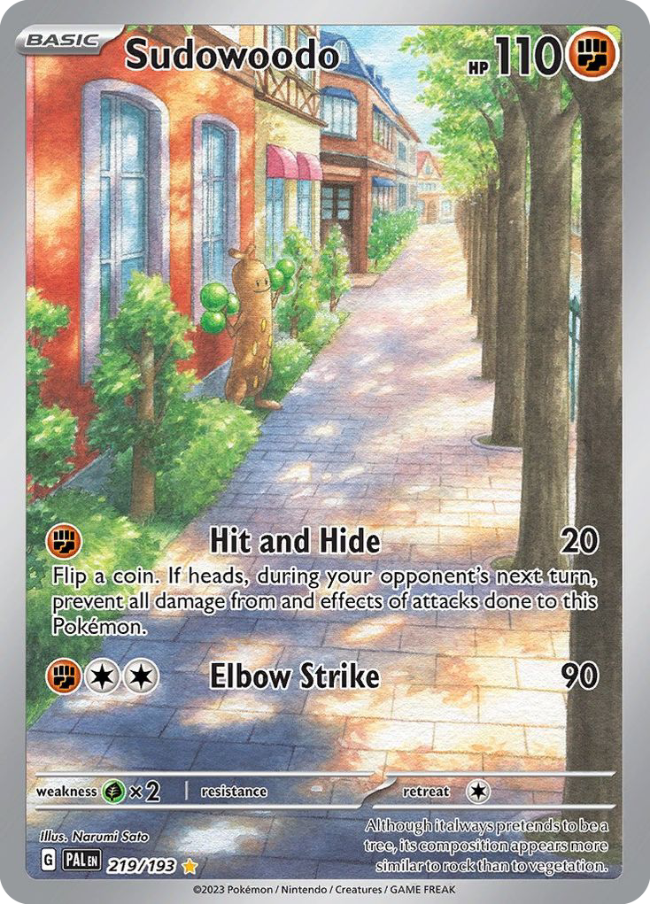 Sudowoodo - Paldea Evolved - #219/193