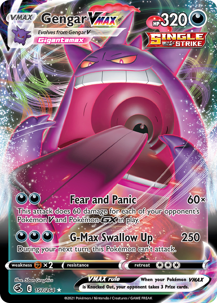 Gengar VMAX - Fusion Strike - #157/264