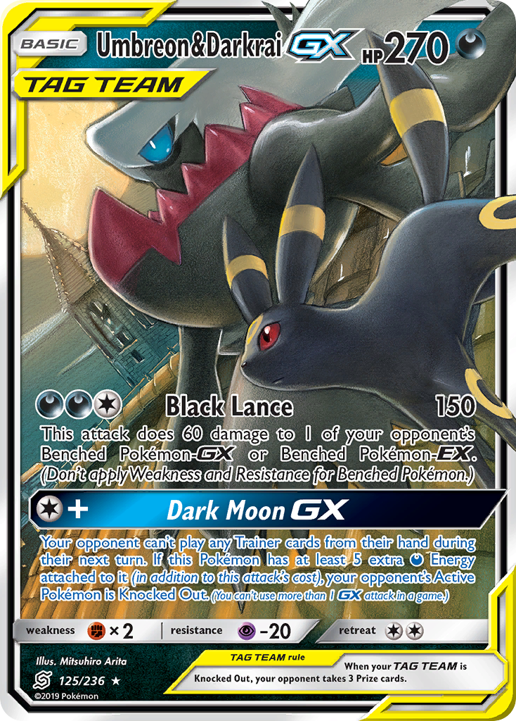 Umbreon & Darkrai-GX - (Unified Minds-125/236)