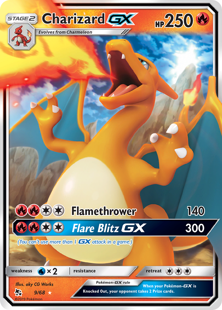 Charizard-GX - (Hidden Fates-9/68)