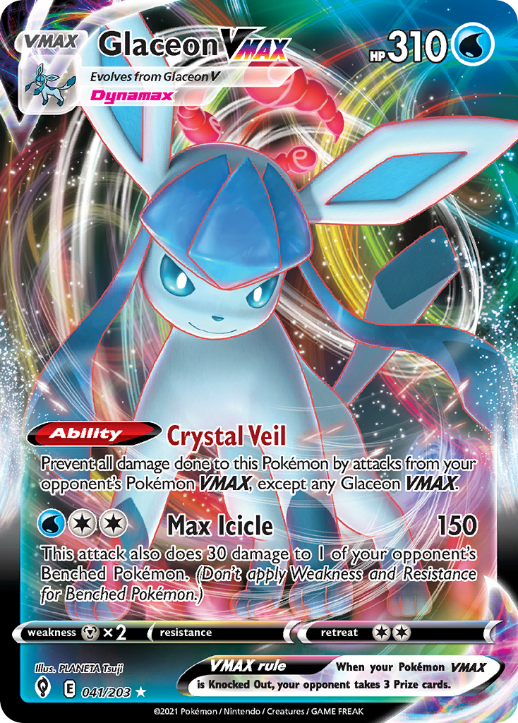 Glaceon VMAX - Evolving Skies - #041/203