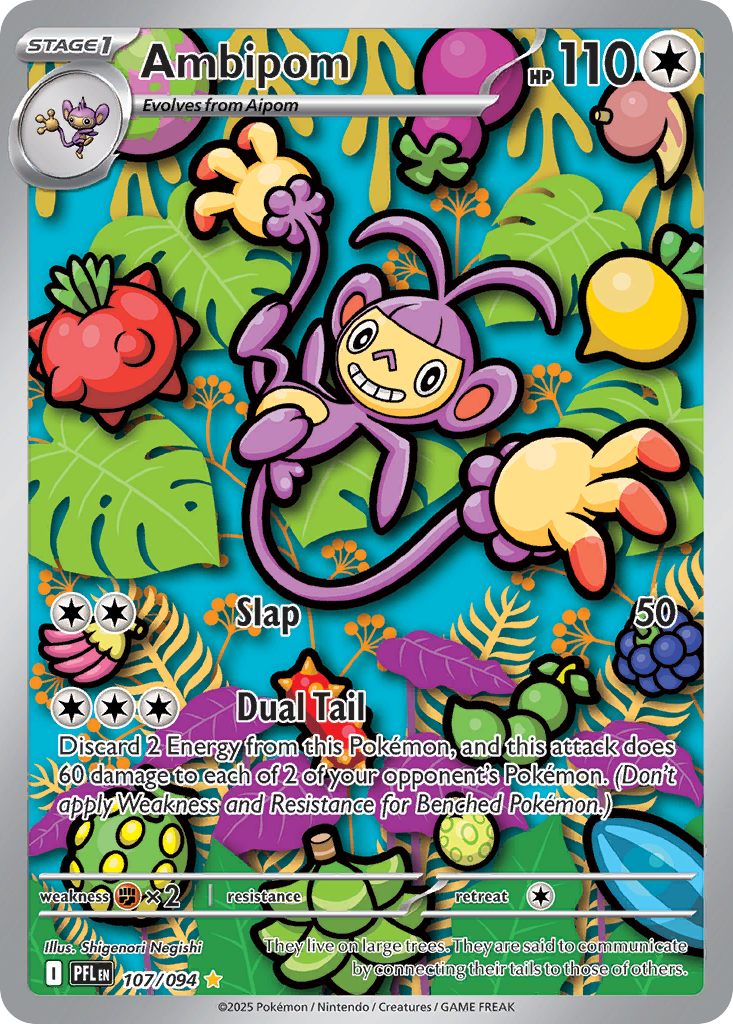 Ambipom - Phantasmal Flames - #107/094