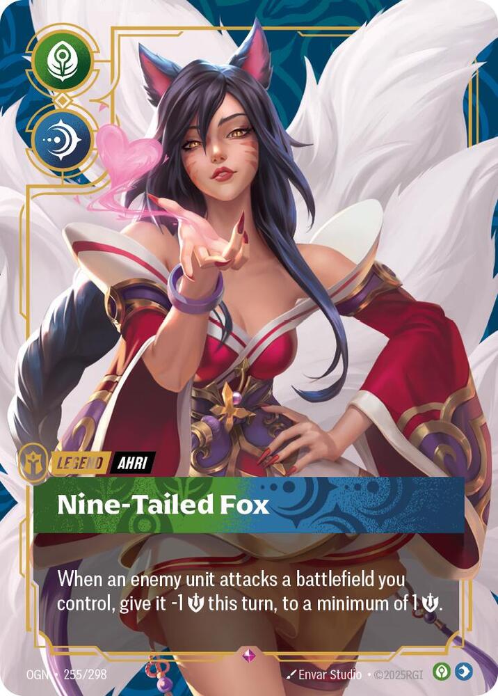 Ahri - Nine-Tailed Fox - Origins (OGN) - Rare - 255/298