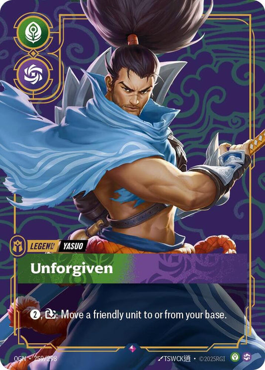 Yasuo - Unforgiven - Origins (OGN) - Rare - 259/298