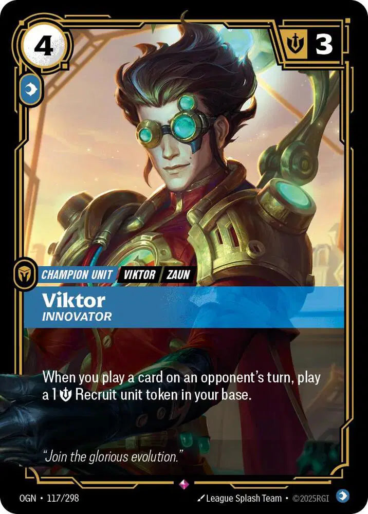 Viktor - Innovator - Origins (OGN) - Rare - 117/298