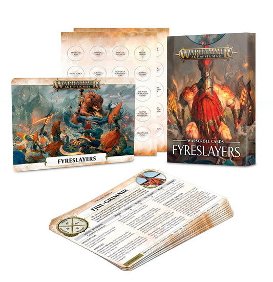 Warscroll cards: Fyreslayers