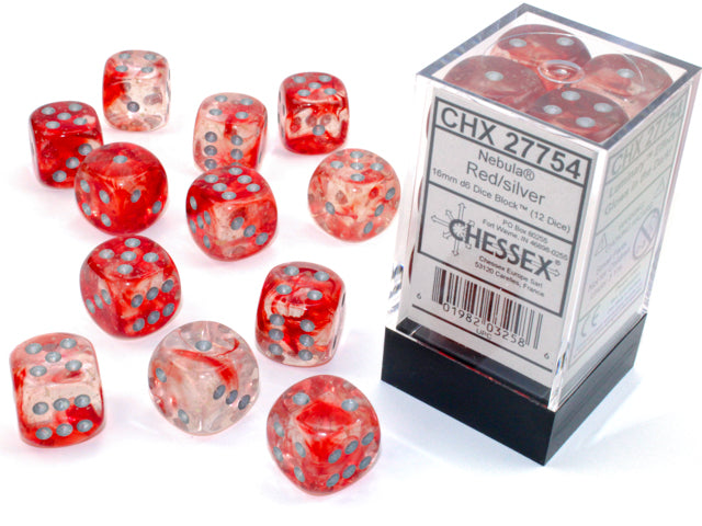 Chessex Nebula Red/SIlver