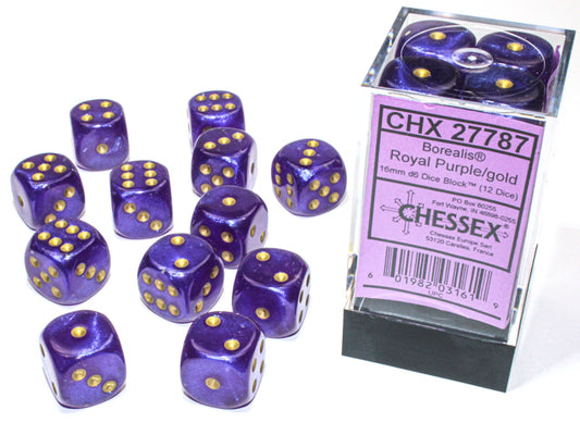 Chessex Borealis Royal Purple/Gold