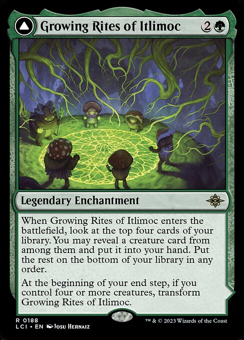 Growing Rites of Itlimoc // Itlimoc, Cradle of the Sun - (lci The Lost Caverns of Ixalan-188) - Near Mint