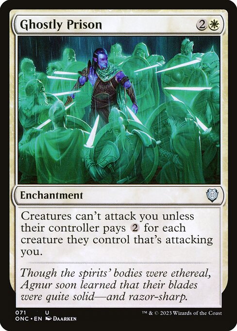 Ghostly Prison - onc Phyrexia: All Will Be One Commander - #71