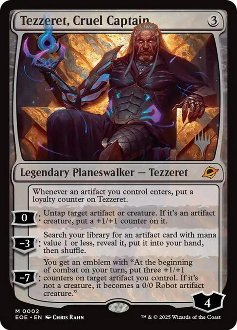 Tezzeret, Cruel Captain — peoe — 2p
