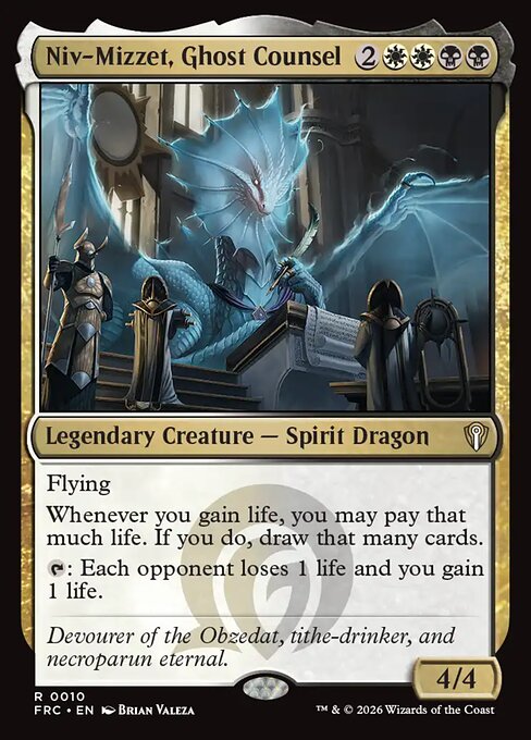 Niv-Mizzet, Ghost Counsel - frc Reality Fracture Commander - #10