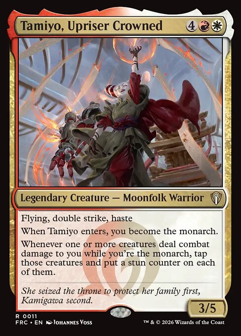 Tamiyo, Upriser Crowned - frc Reality Fracture Commander - #11