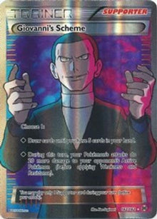 Giovanni's Scheme (Full Art) - XY - BREAKthrough #162