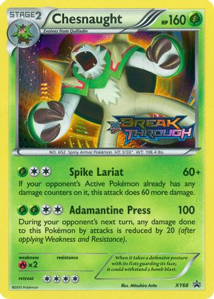 Chesnaught (Prerelease) - XY Promos #XY68