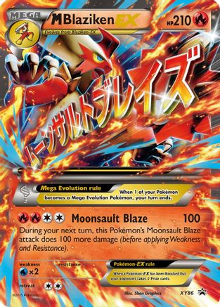 M Blaziken EX - XY Promos #XY86