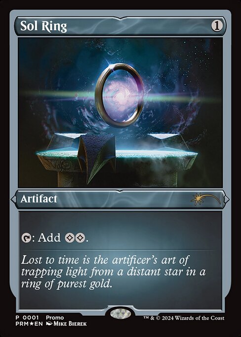 *Foil Sol Ring — PFDN — 1