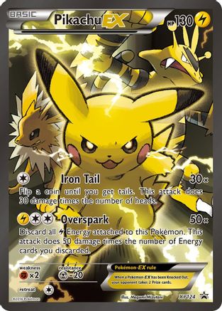 Pikachu EX - XY124 - XY Promos #XY124