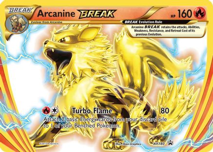 Arcanine BREAK - XY180 - XY Promos #XY180