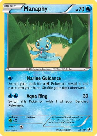 Manaphy - XY190 - XY Promos #XY190