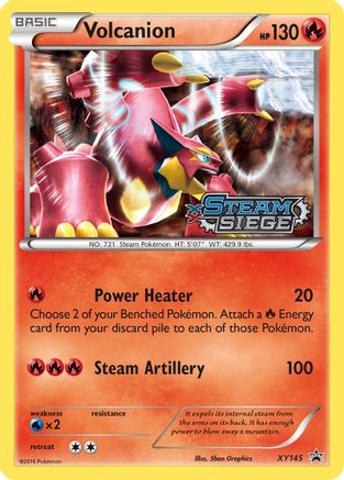 Volcanion (XY Steam Siege Prerelease) - XY Promos #XY145