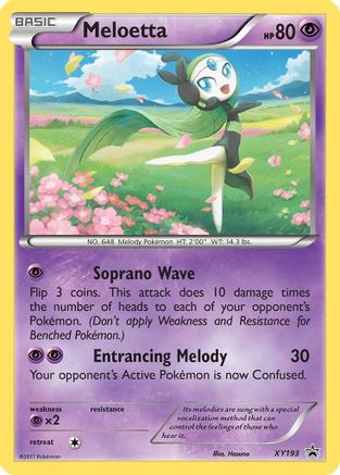 Meloetta - XY193 - XY Promos #XY193
