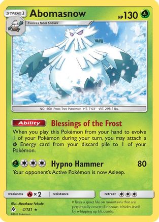 Abomasnow - SM - Forbidden Light #4