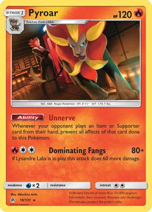 Pyroar - SM - Forbidden Light #19