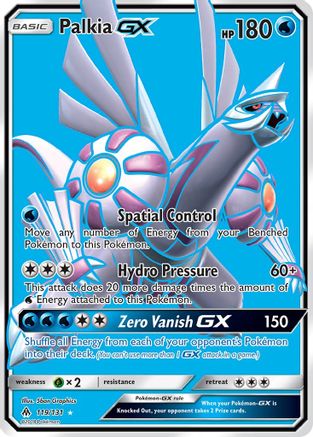 Palkia GX (Full Art) - SM - Forbidden Light #119