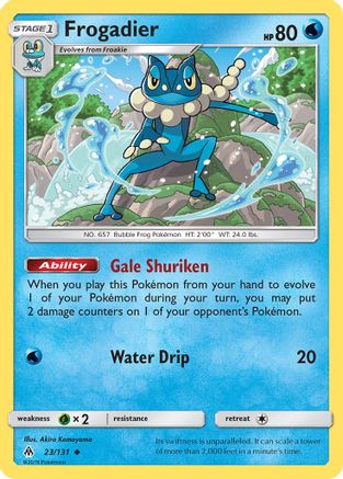 Frogadier - SM - Forbidden Light #23
