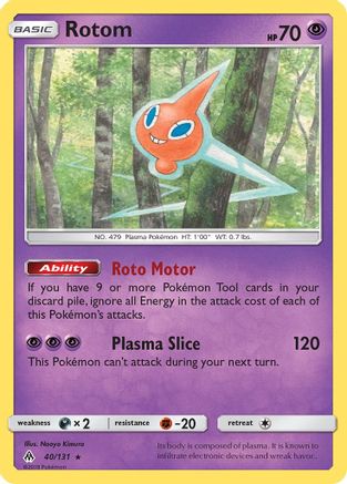 Rotom - SM - Forbidden Light #40