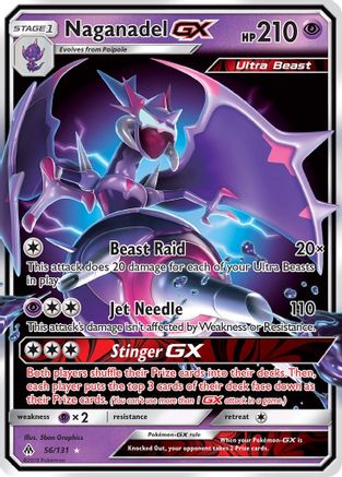 Naganadel GX - SM - Forbidden Light #56