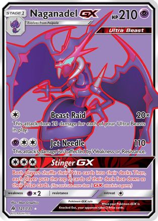 Naganadel GX (Full Art) - SM - Forbidden Light #121