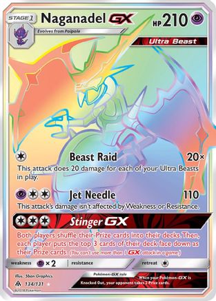 Naganadel GX (Secret) - SM - Forbidden Light #134