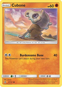 Cubone - SM - Forbidden Light #57