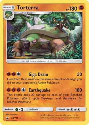 Torterra - SM - Forbidden Light #58