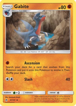 Gabite - SM - Forbidden Light #61