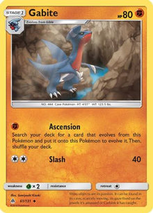 Gabite - SM - Forbidden Light #61