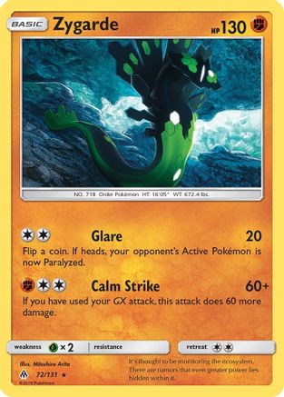 Zygarde (72) - SM - Forbidden Light #72