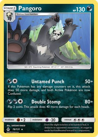 Pangoro - SM - Forbidden Light #78