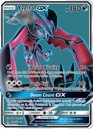 Yveltal GX (Full Art) - SM - Forbidden Light #124